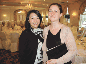 Ruby Meng (left) and Laura Wear
