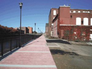 HolyokeCanal The canal district in Holyoke