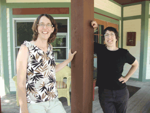 Laura Fitch (left) and Mary Kraus