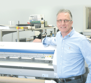 PrintersDPart Steve Lang, president of Curry Printing in West Springfield.