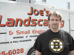 NEBAlandscaper Joe Schmidt’s landscaping business