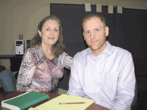 NEBAstaff Colleen Moynihan and Eric Fiedler