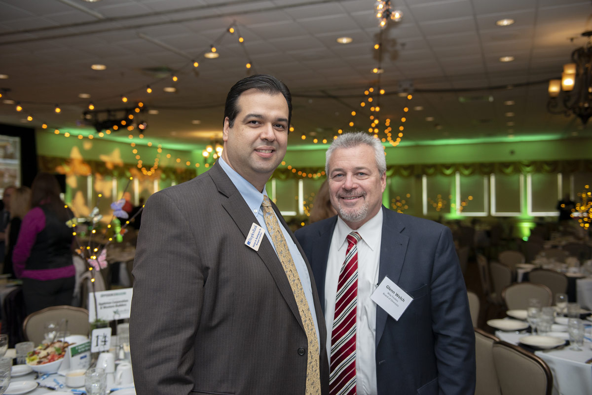 Victor Rodriguez, PeoplesBank; and Glenn Welch, Freedom Credit Union.