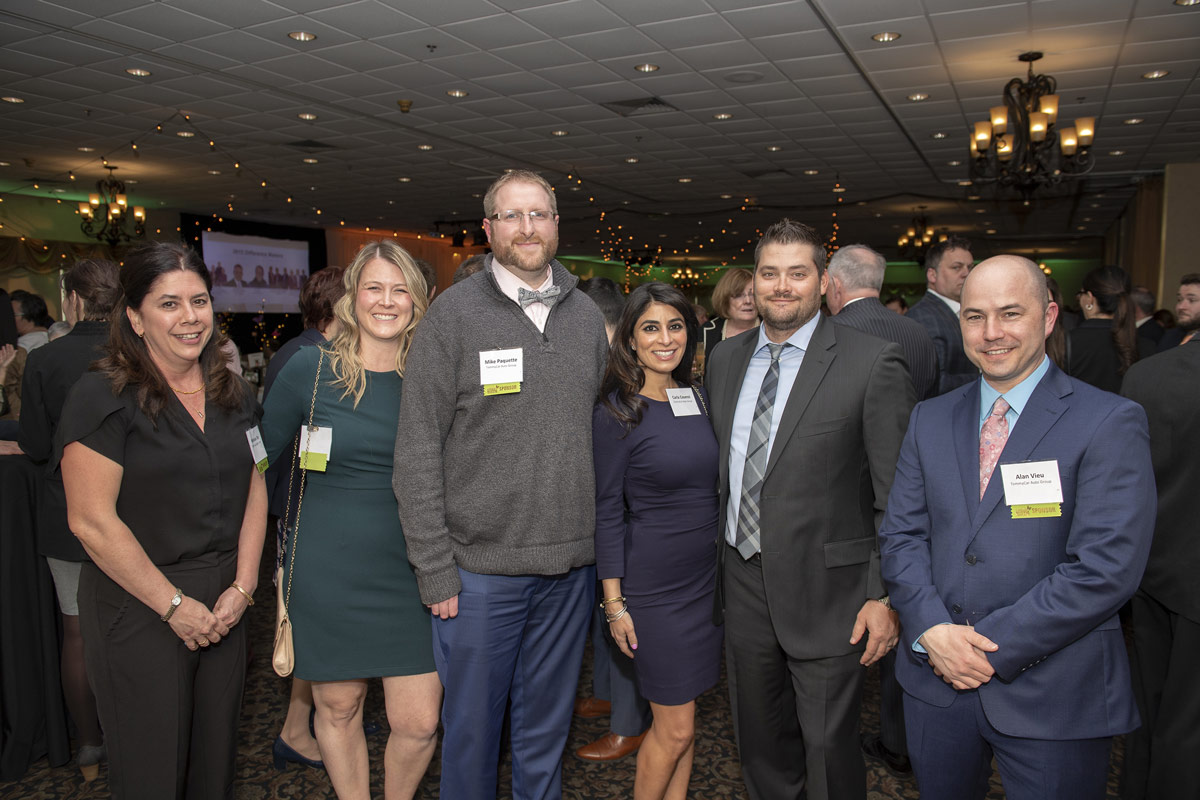 2019 Difference Maker Carla Cosenzi (center) with the contingent from sponsor TommyCar Auto Group.