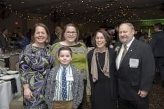 2019 Difference Maker Joe Peters (right) with family.