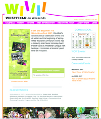 The eye-catching logo used by Westfield on Weekends helps to draw in new supporters and volunteers.