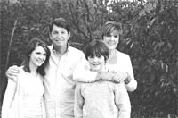 Marty Dunn with his daughter, Kellis; his son, Ryan; and his wife, Anne Marie.