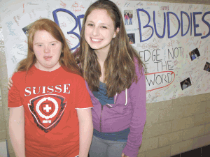 Theresa Ruszczyk (right) and her buddy, Lucy Pasche