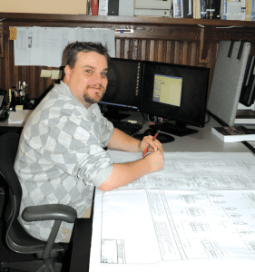 Michael Erickson, an architectural associate at Dietz & Co. Architects Inc., 
