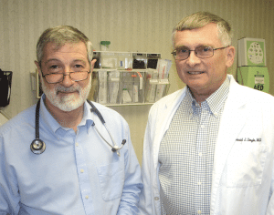 Drs. David Doyle, left, and Ira Helfand say the Family Care Medical Center