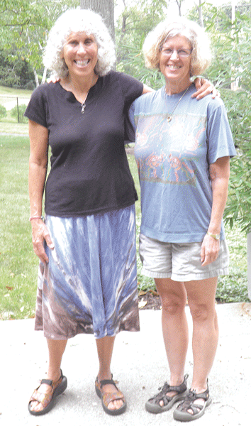 Peggy Gillespie, left, and Deborah Schifter