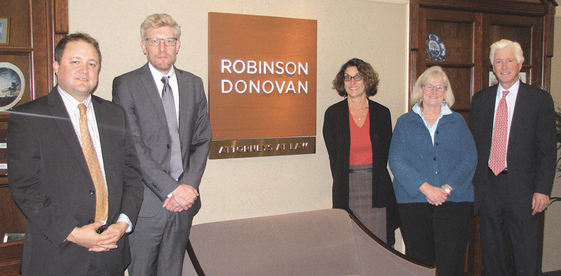 five of Robinson Donovan’s partners