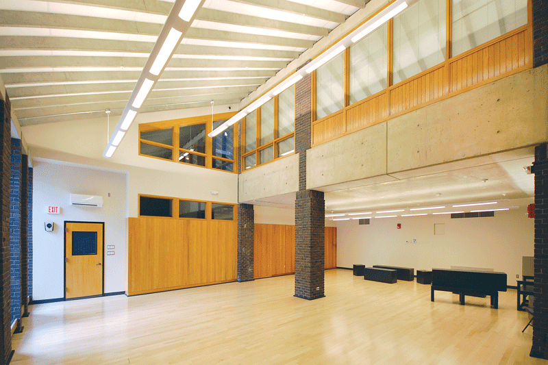 The new theater studio at Smith College