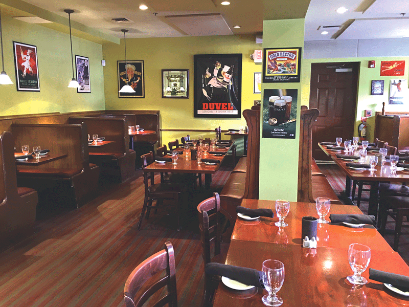 The dining room at Sierra Grille