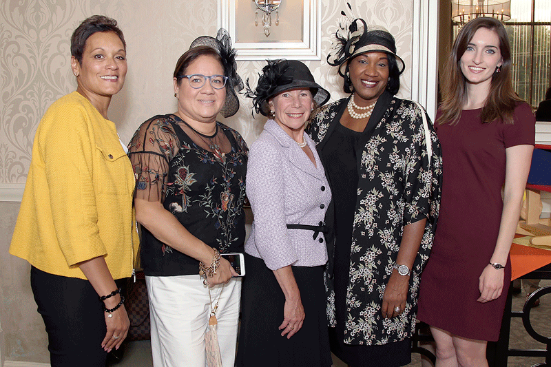 From left, Yvette Frisbee, Gladys Oyola, Joan Kagan, Denise Jordan, and Marian Sullivan.