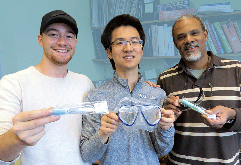 From left, principals Marc Gammell, Yinyong Li, and Kenneth Carter