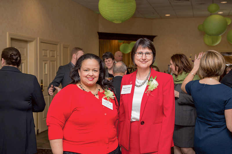 Crystal Senter-Brown, left, and Suzanne Parker