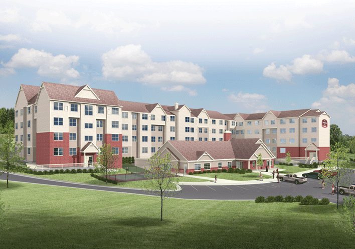 Marriott Courtyard that will anchor Chicopee Crossing