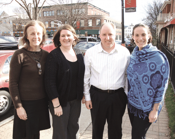 From left, Suzanne Beck, Lynn Kennedy, Rich Horton, and Kate Glynn.