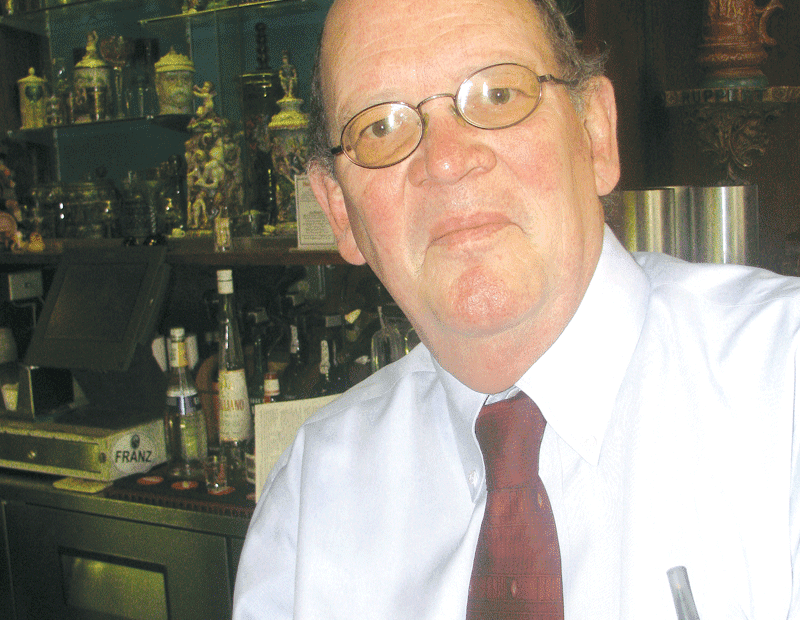 Rudi Scherff, co-owner of the Student Prince restaurant