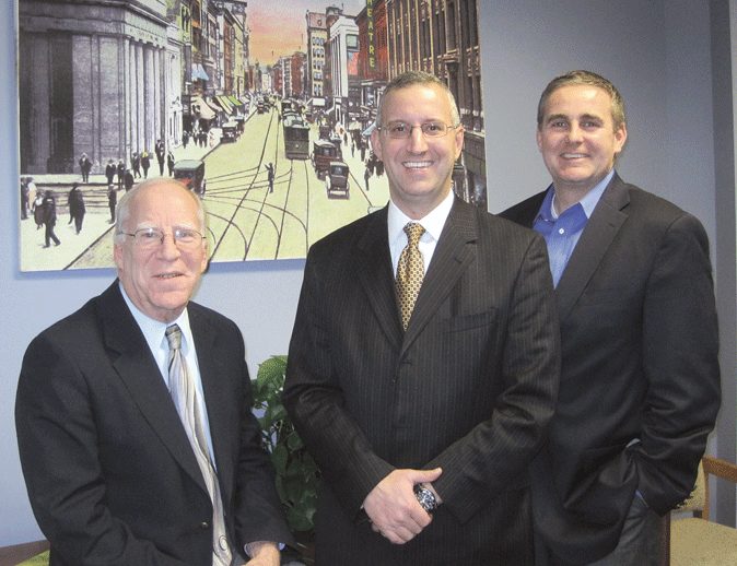 Springfield Chamber leaders (from left) Jeff Ciuffreda, Jeff Fialky, and Patrick Leary