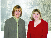 Deborah Dachos (left, with Mayor Susan Dawson)