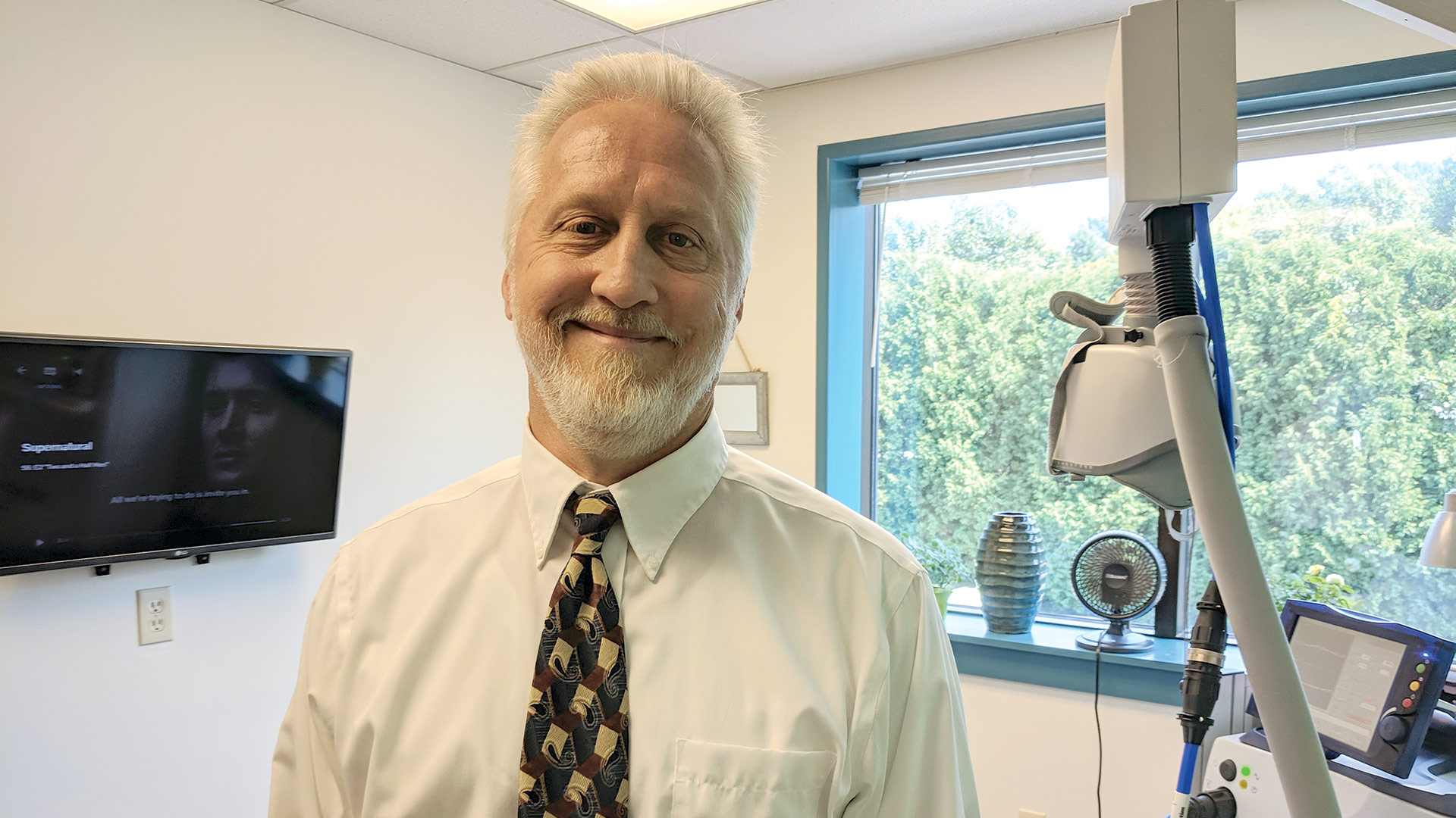 Dr. John Zebrun says deep transcranial magnetic stimulation gets deeper into the brain than traditional TMS