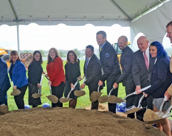 State and local officials joined with stakeholders in the Berkshire Innovation Center to break ground on the project last week.
