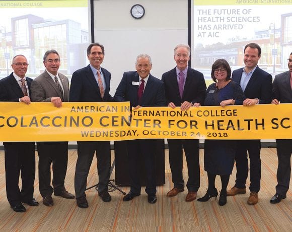 American International College (AIC) celebrated the grand opening of the new Colaccino Center for Health Sciences