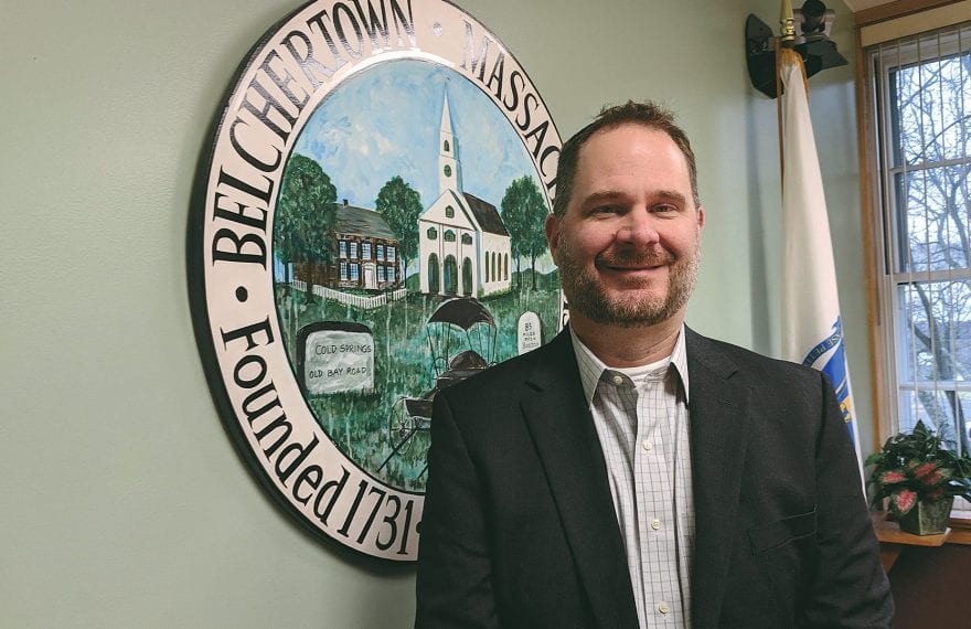 Nicholas O’Connor says recent projects have created considerable momentum in Belchertown, “like a snowball rolling down a hill.”