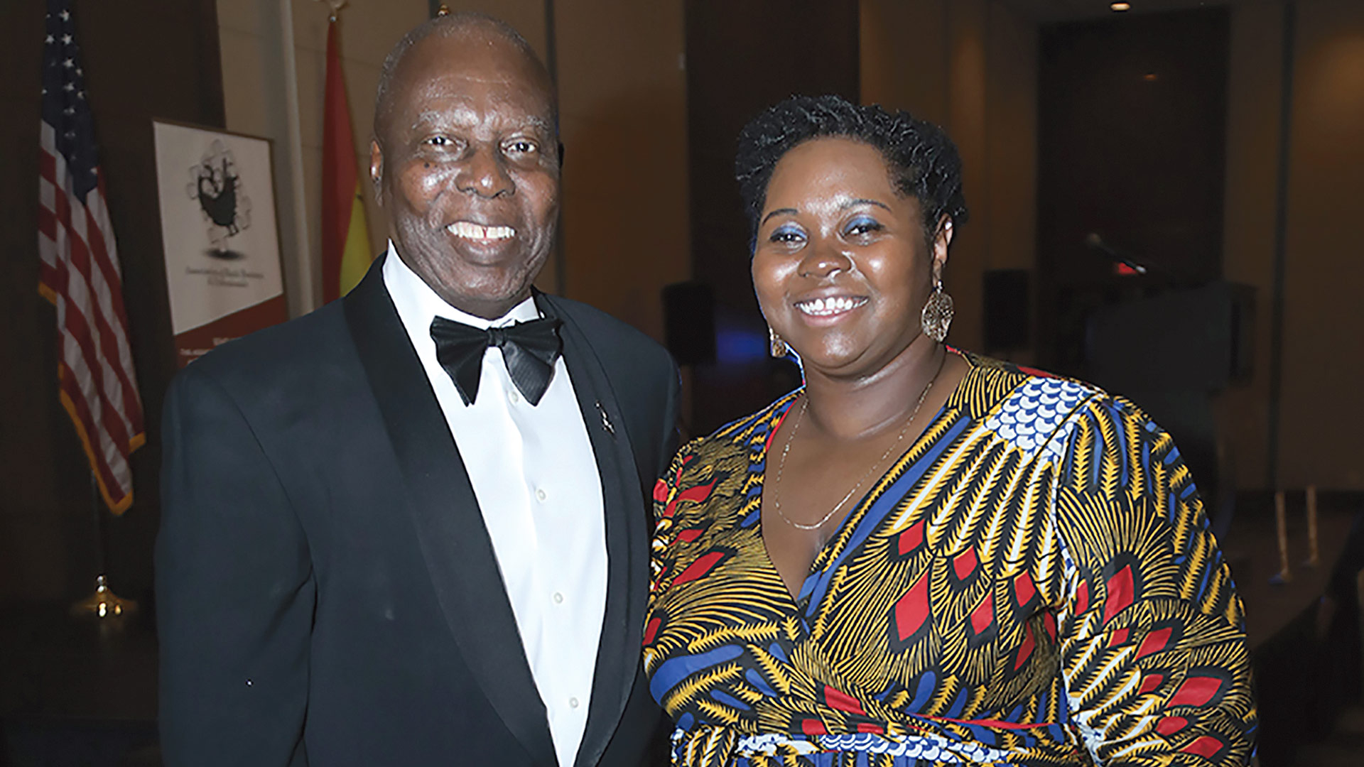 Adjei-Barwuah (left) with Jasmine Green, ABBP executive board member