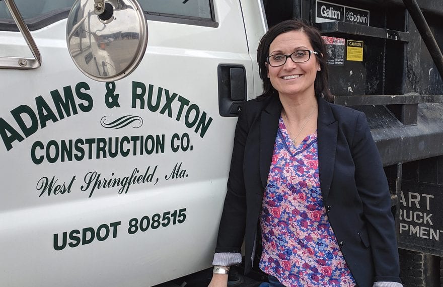 Dorothy Ostrowski says she’s never been happier than she is at the helm of a venerable construction firm.