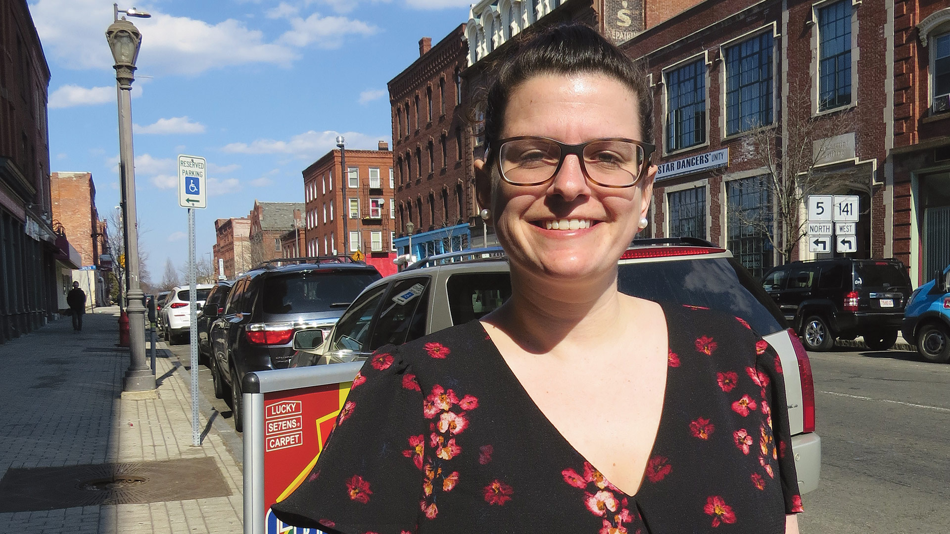 Tessa Murphy-Romboletti, executive director EforAll, Alex Morse, was encouraged by the progress being made in her hometown, and wanted to play a bigger role in those efforts.