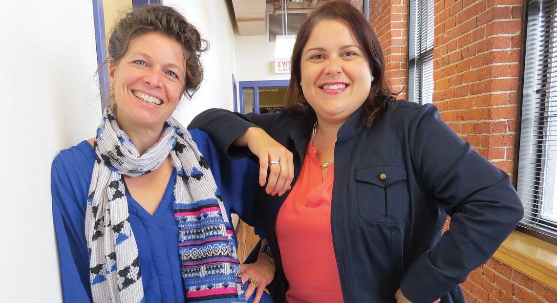 Robyn Caody, left, and Samalid Hogan are working to take Innovate413 to the next level as a resource to the region.