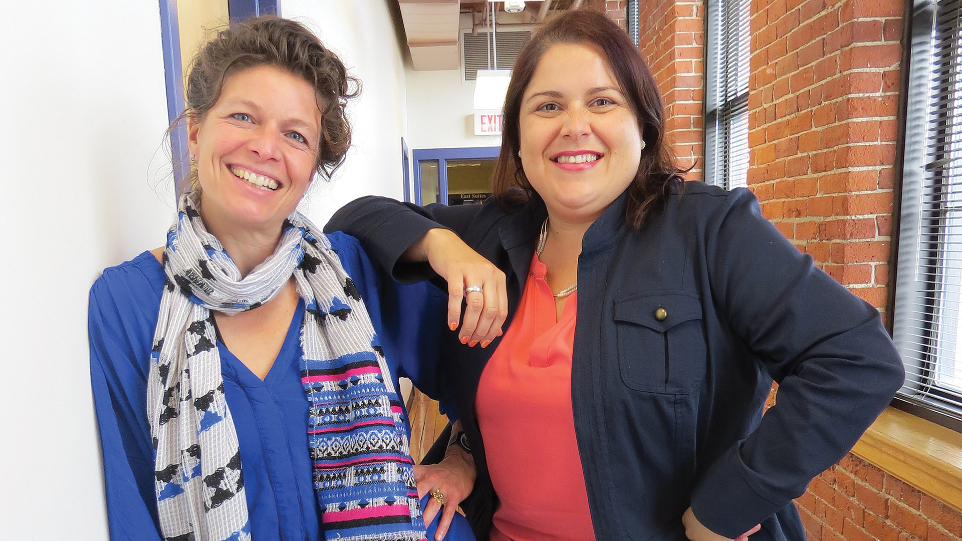 Robyn Caody, left, and Samalid Hogan are working to take Innovate413 to the next level as a resource to the region. 