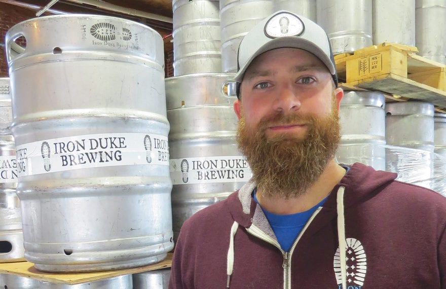 Nick Morin, founder of Iron Duke Brewing