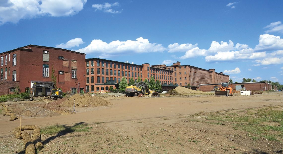 planned redevelopment of Building 8 at the Ludlow Mills