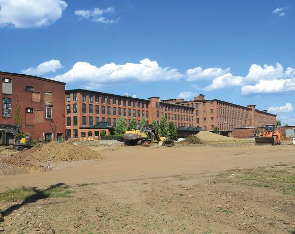planned redevelopment of Building 8 at the Ludlow Mills