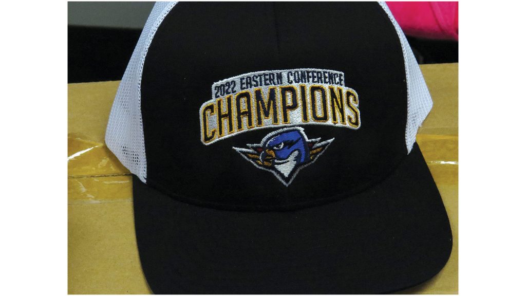 Eastern Conference Champions’ hat.