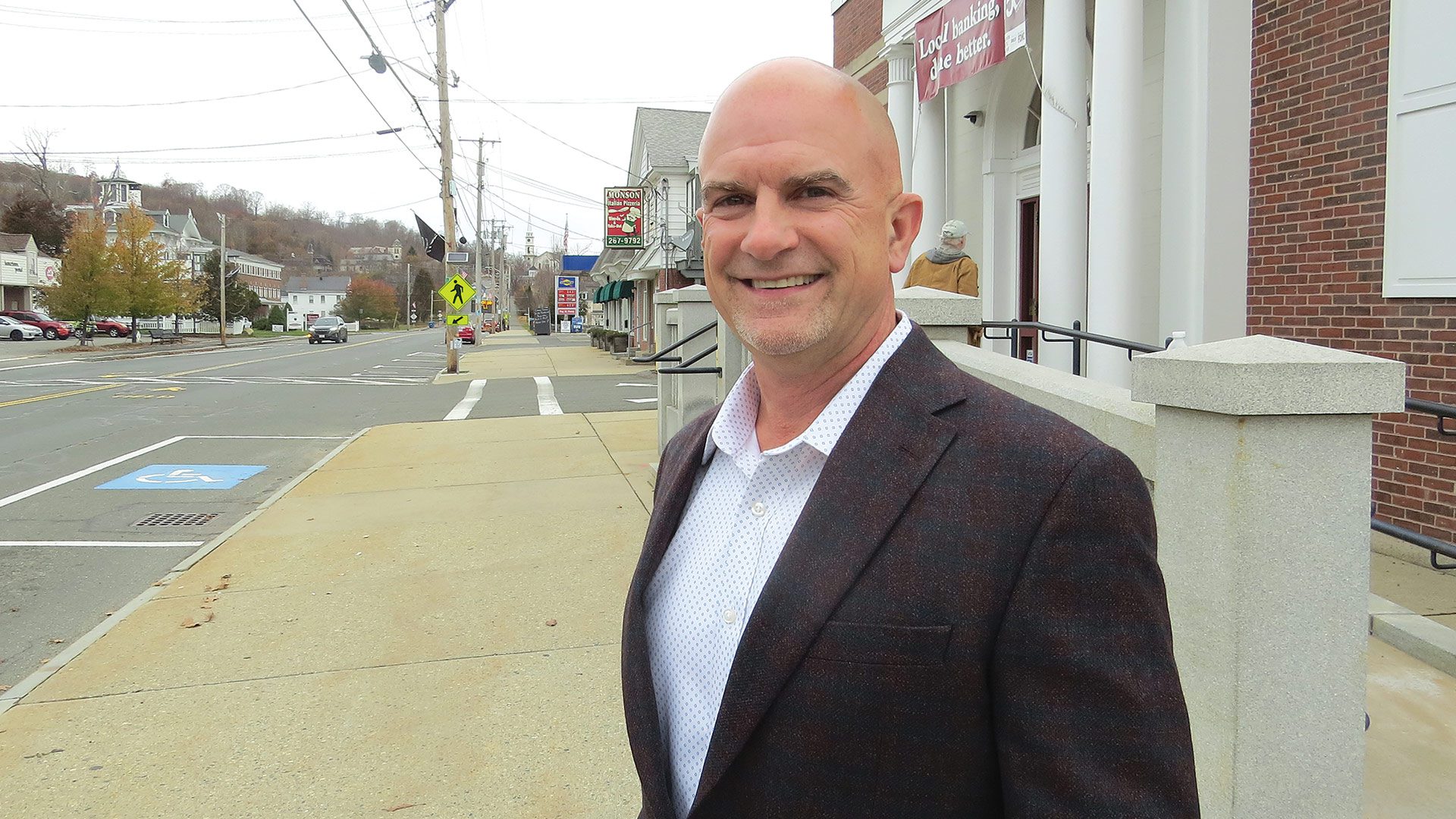 Dan Moriarty says the broad goal in Monson is to attract new business