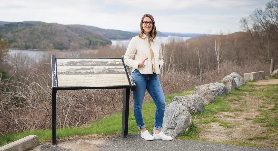 Elena Palladino wants everyone who visits the Quabbin — or ever drinks its water — to contemplate the loss and sacrifice involved in its creation.