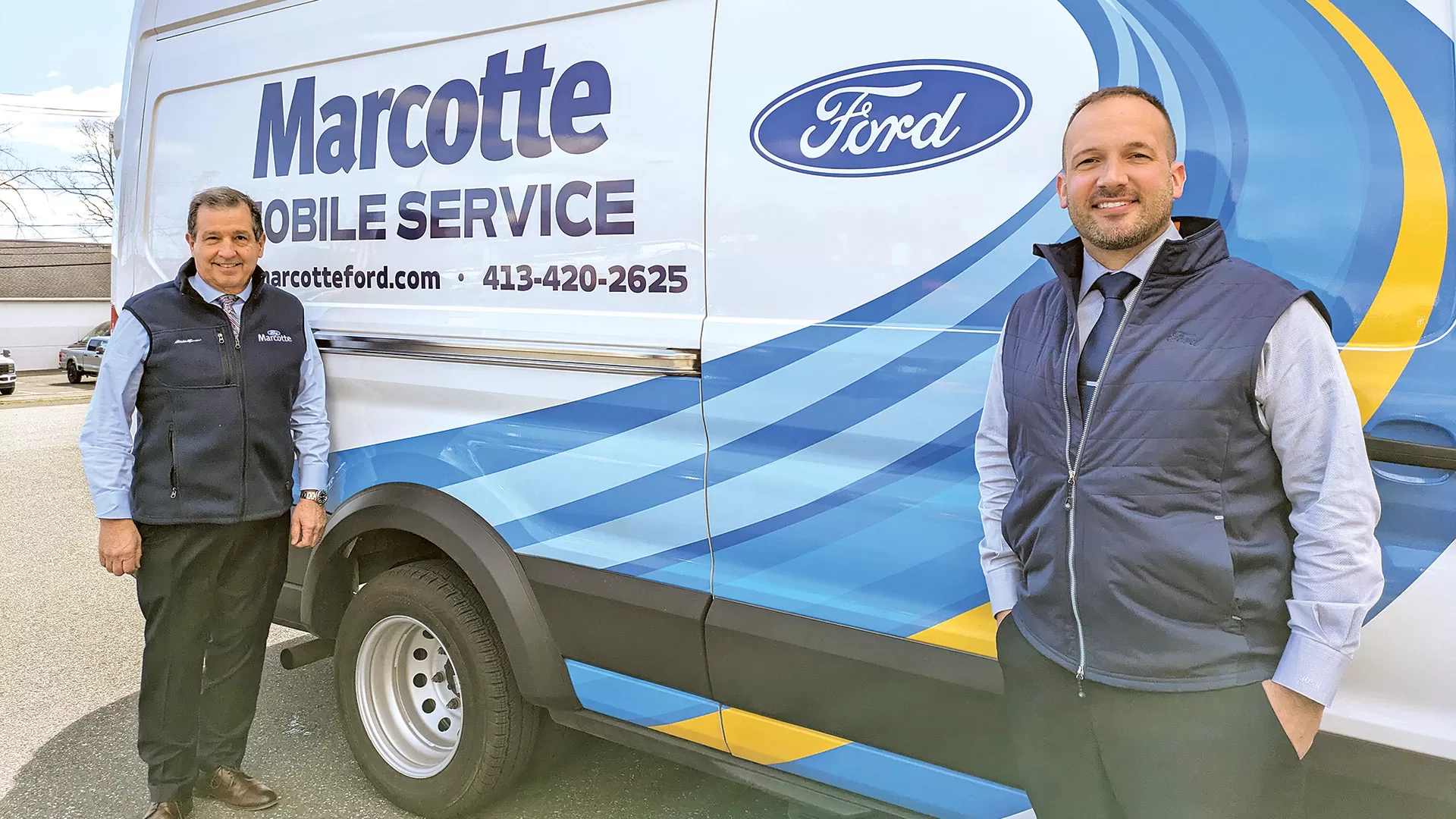 Marcotte Ford’s mobile service vans