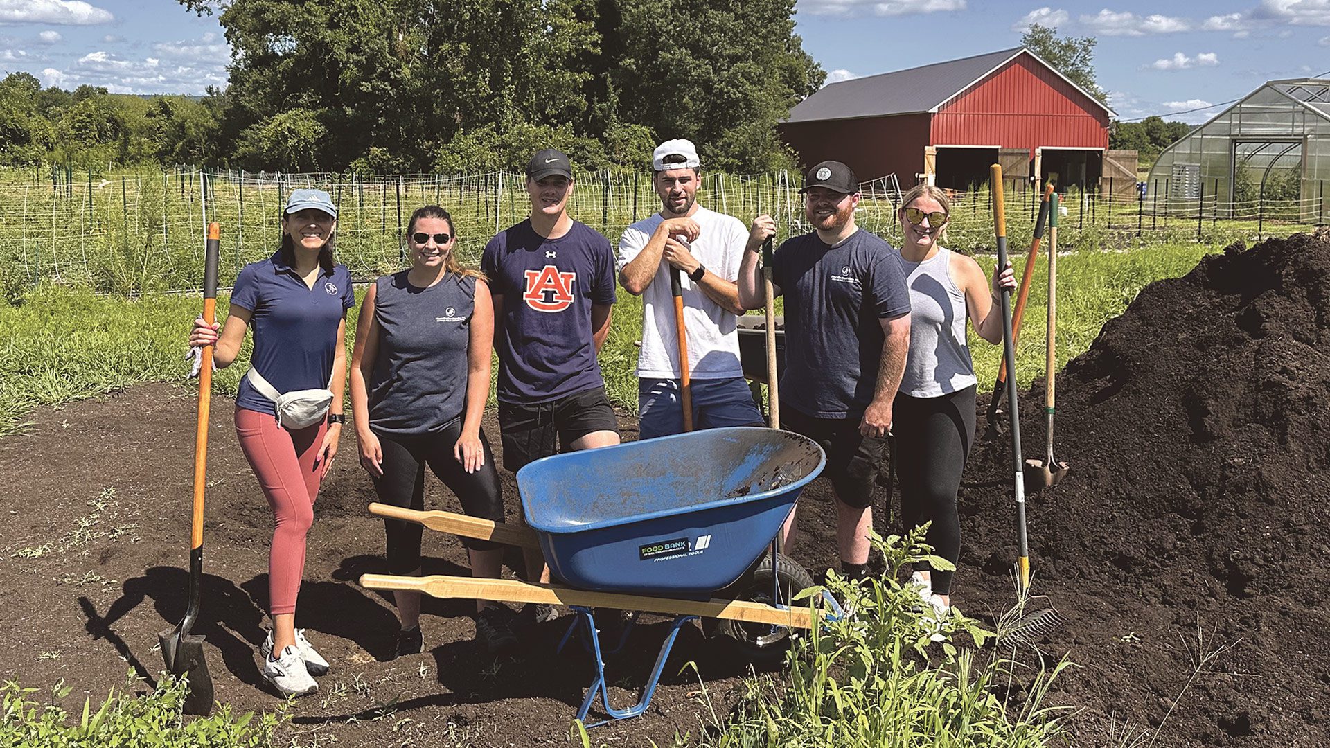 Meyers Brothers Kalicka, P.C. partnered with the Food Bank of Western Massachusetts’ Hadley Farm on July 19.