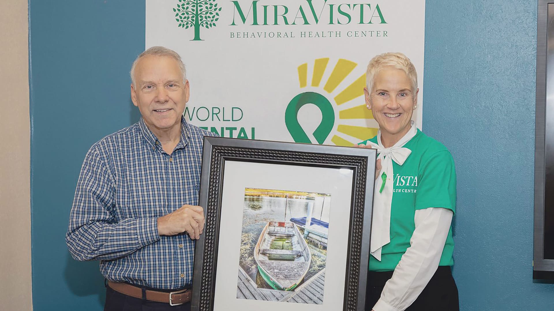 Kimberley Lee, chief of Creative Strategy and Development at MiraVista (pictured with DesPlaines)