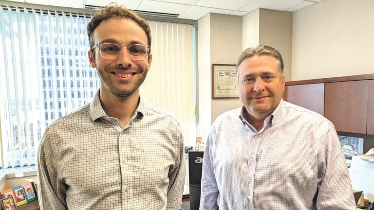 Community Development & Planning Coordinator Sean O’Donnell (left) and President and CEO Jeff Daley.