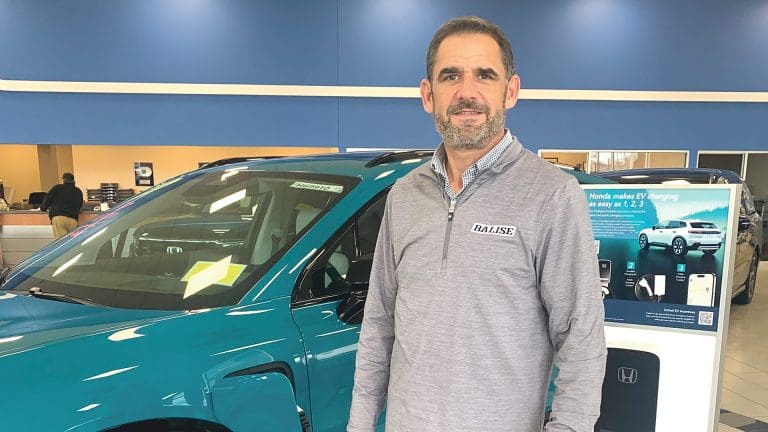 Ben Sullivan, seen here with a Honda Prologue