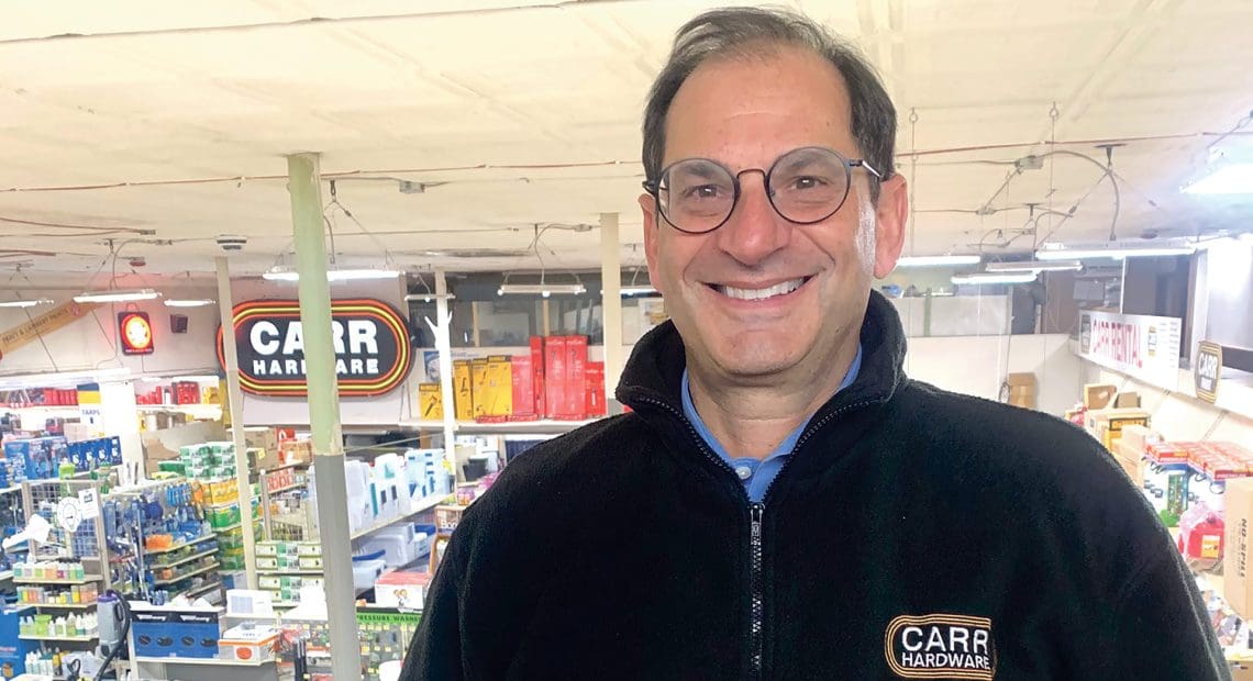 Bart Raser looks over the Carr Hardware location on North Street in Pittsfield.