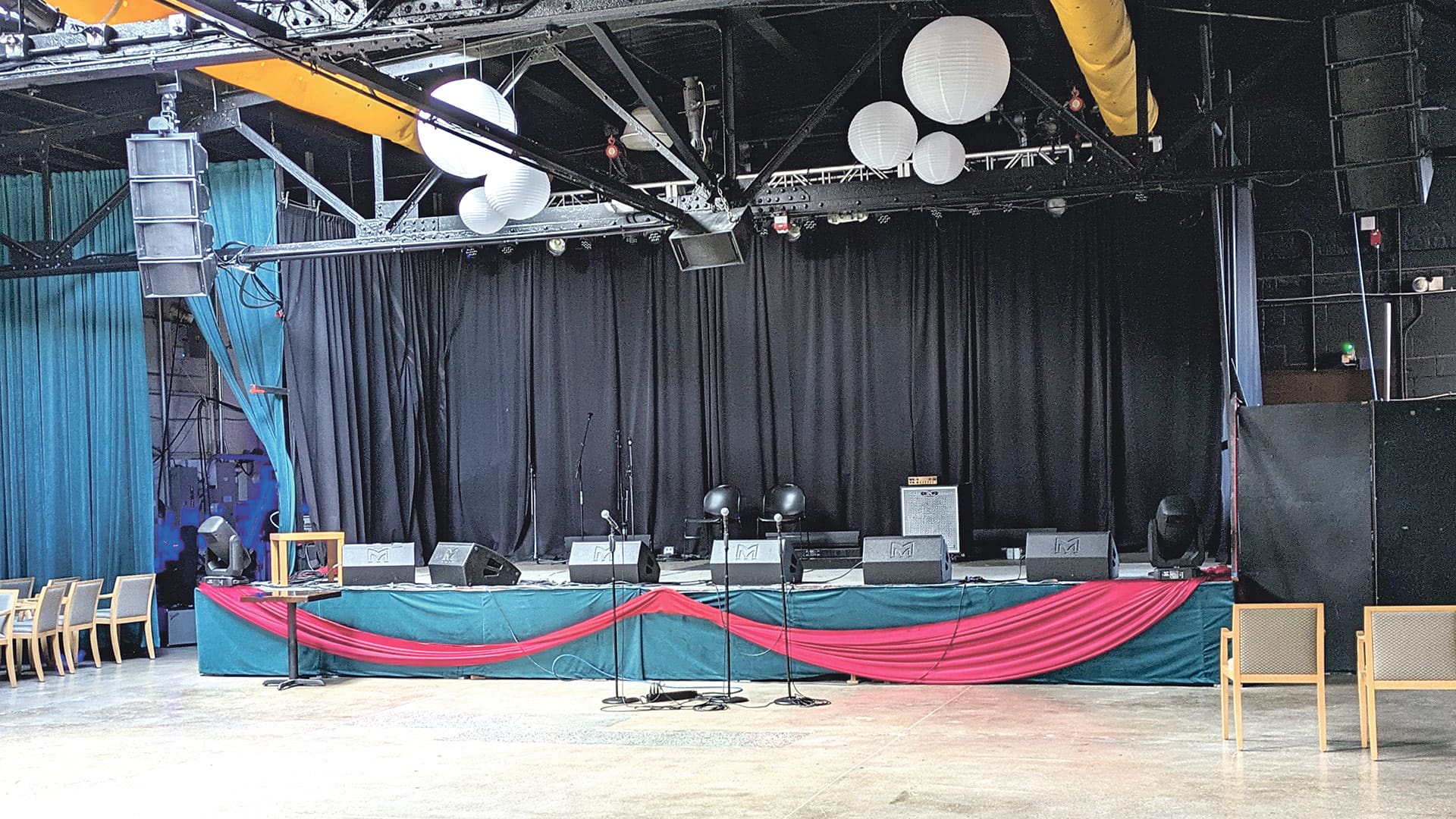 The stage where many locals have enjoyed concerts over the years will now showcase a blend of student training and community events.