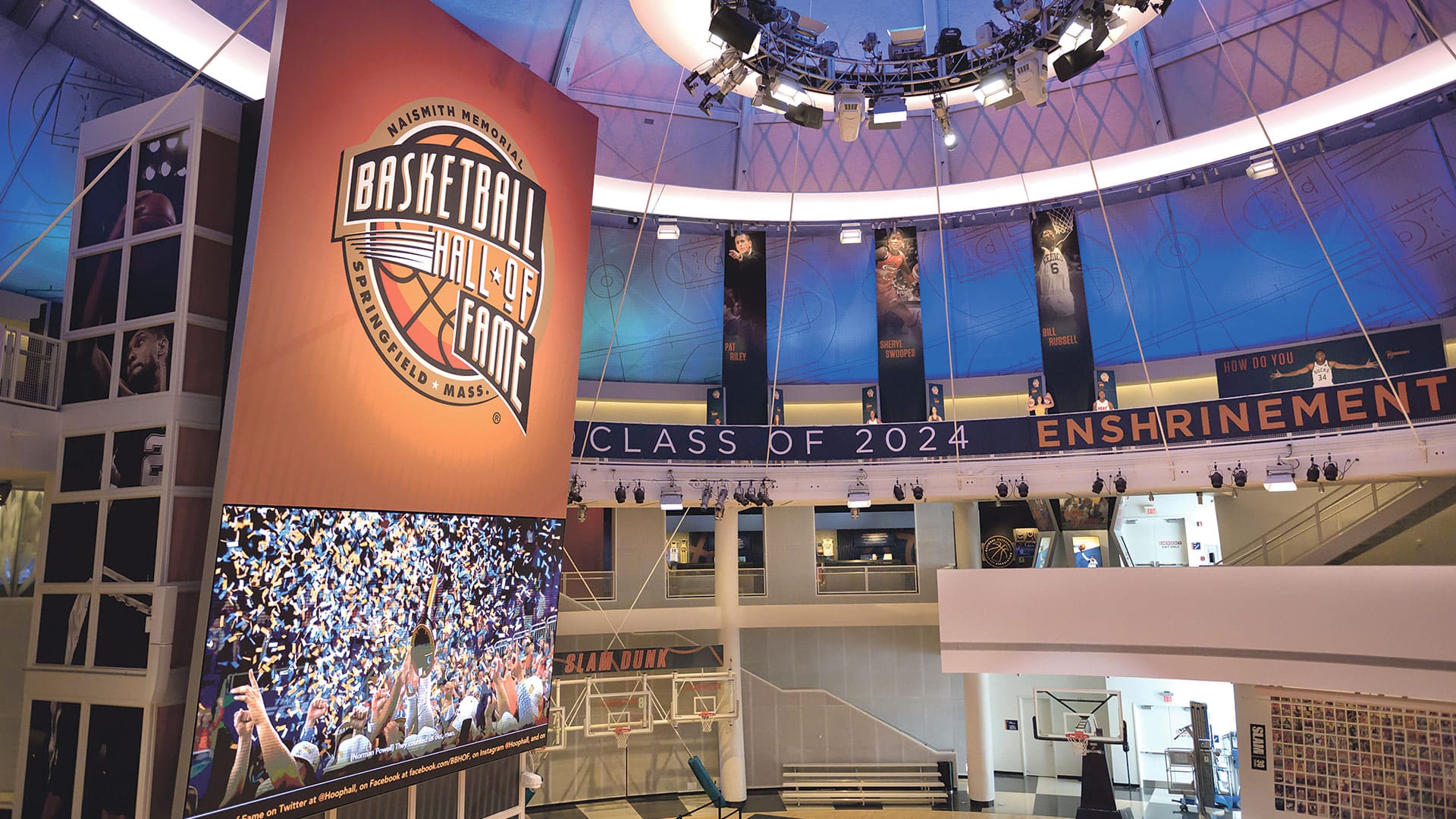 John Doleva says the successful capital campaign accompanying a recent renovation of the Hall exemplifies its stronger financial footing and status within the basketball community.