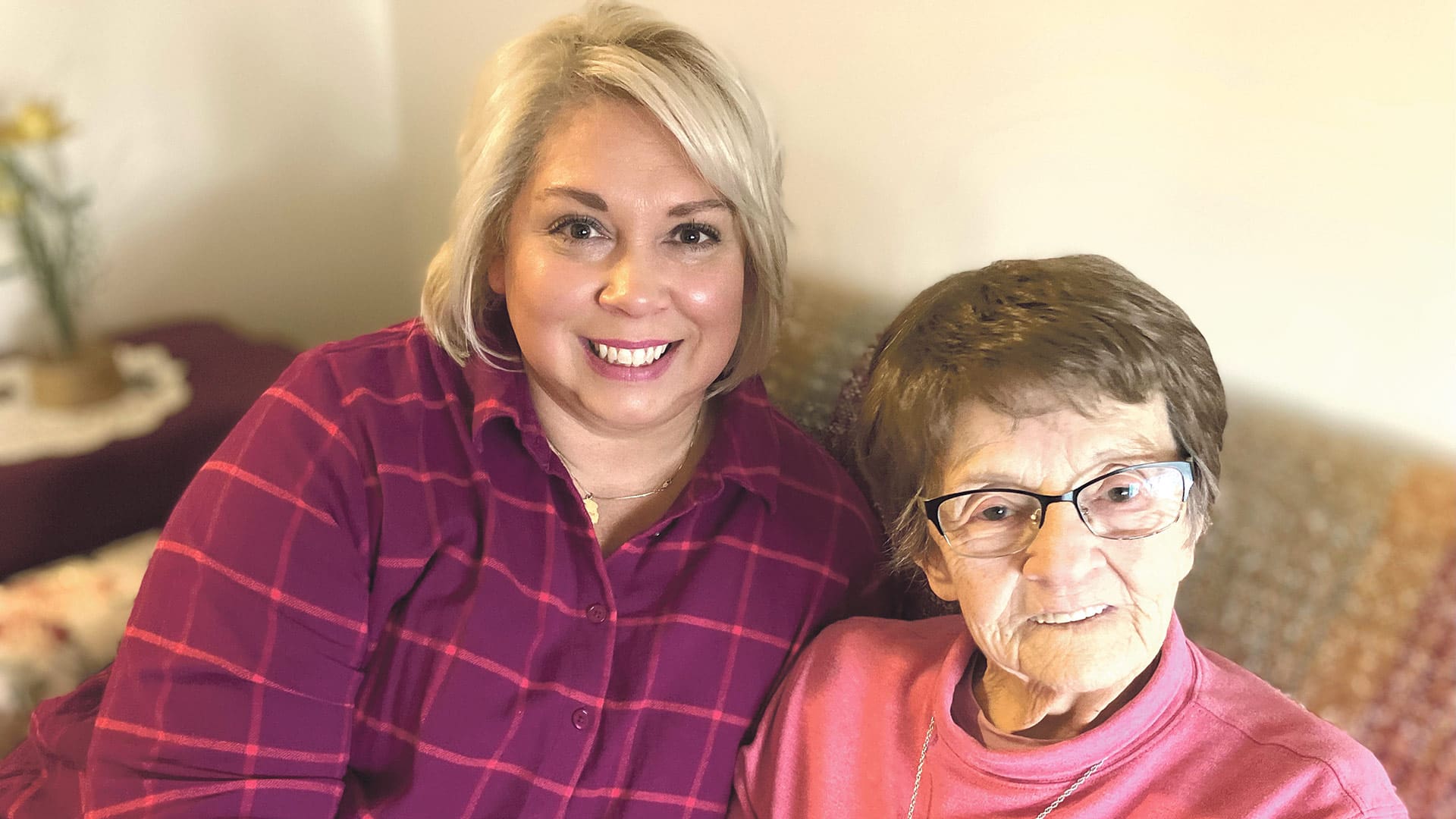 Jennie Adamczyk says she patterns her approach to managing Providence Ministries after its founder, Sr. Margaret McCleary (right).